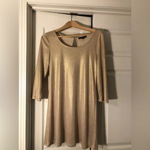 Gold Dress, Express, size 4